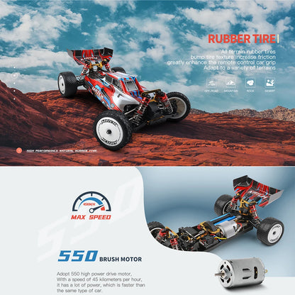 1/10 4WD RC Car High-Speed Drift 45km/h