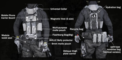 Heavy Duty Tactical Sling Bag Outdoor Utility Pack