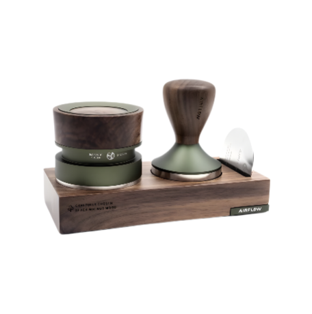 Barista Coffee Tool Set 58.5mm Magnetic Green Leveler and Tamper