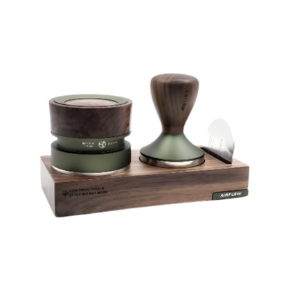 Barista Coffee Tool Set 58.5mm Magnetic Green Leveler and Tamper