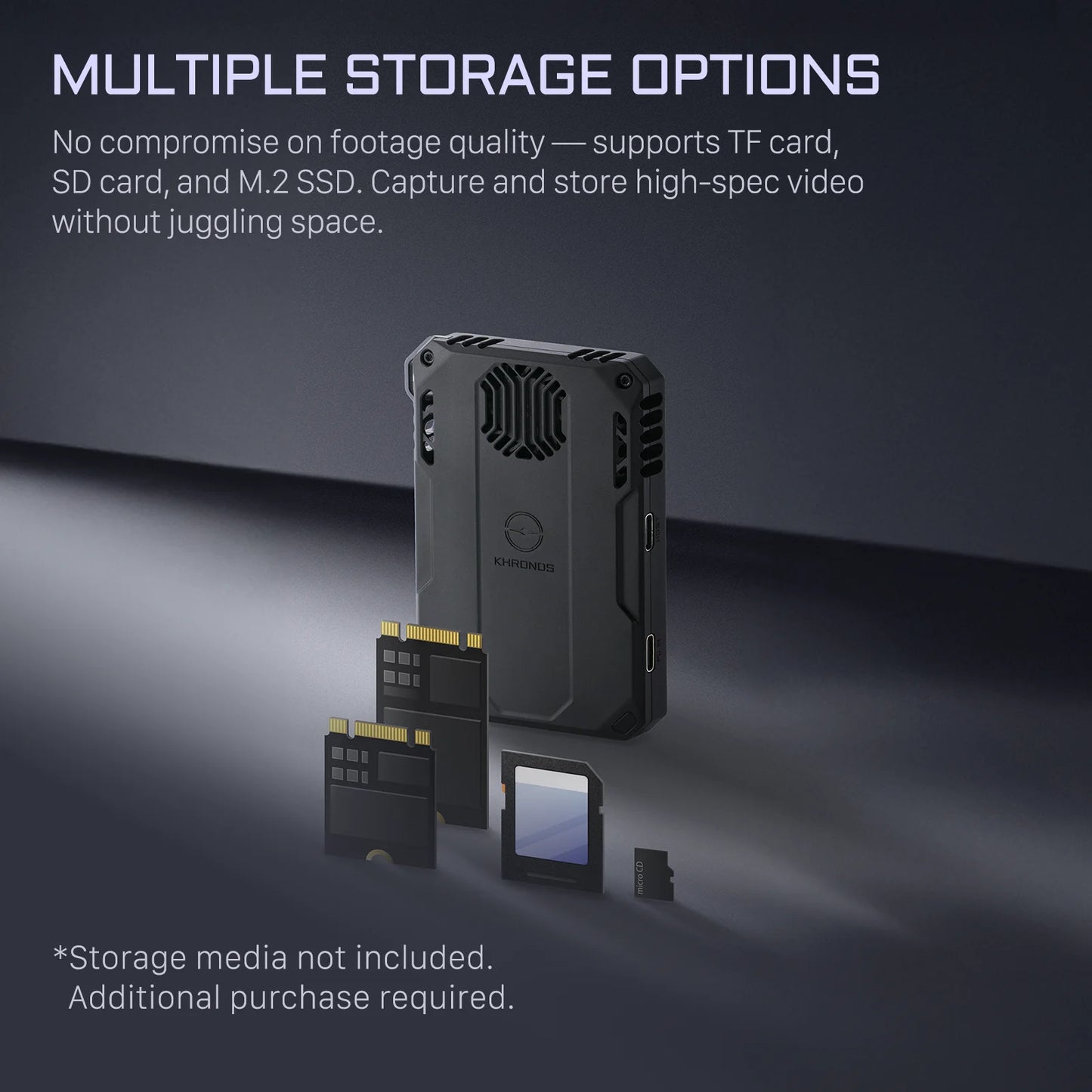 Smart iPhone Cooling Module with SSD Storage Mount