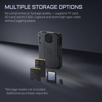 Smart iPhone Cooling Module with SSD Storage Mount