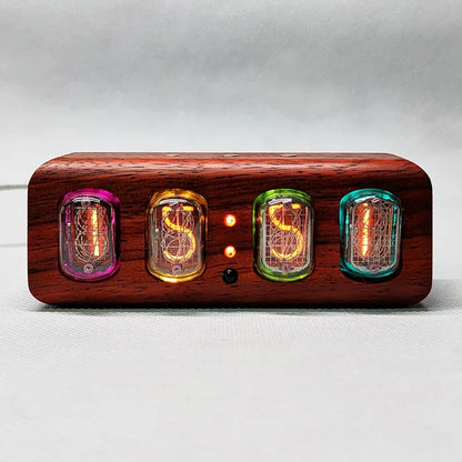 Retro Electronic Tube Clock LED Display Desk Decor