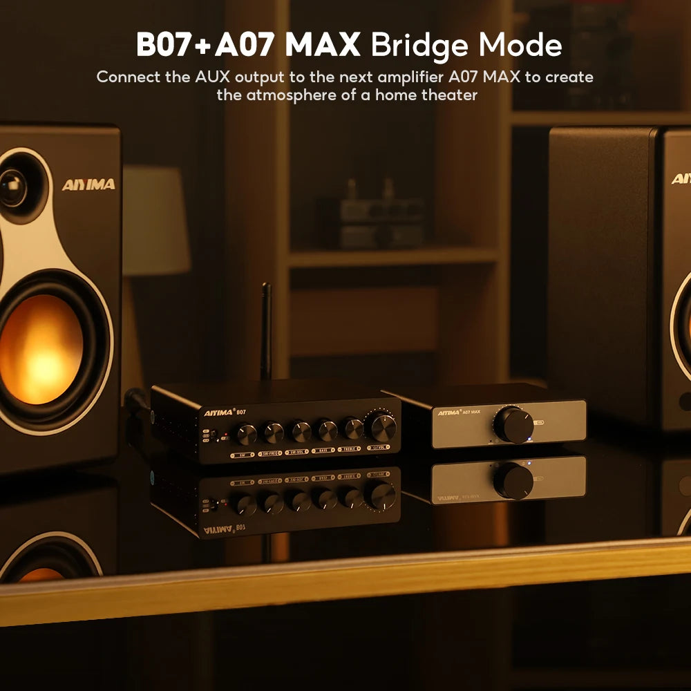 HiFi Bluetooth Amplifier 2.1 Channel with RCA and Sub Out