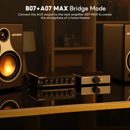 HiFi Bluetooth Amplifier 2.1 Channel with RCA and Sub Out