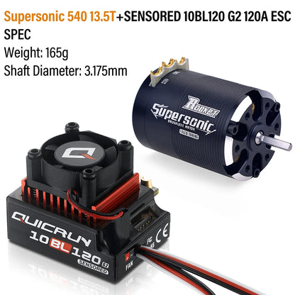 120A Sensored Brushless ESC Combo 13.5T Motor