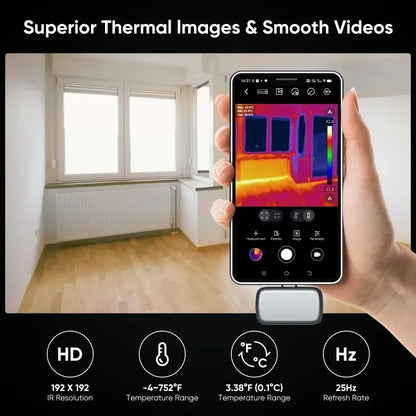 Handheld Thermographic Camera for Mobile Devices and Repairs
