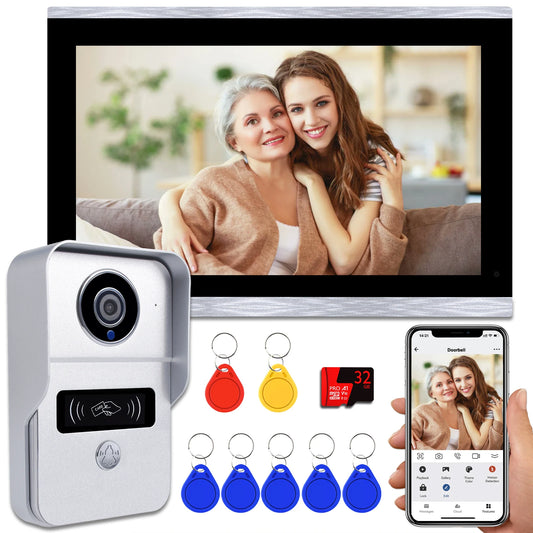 10" Smart Video Doorbell with 1080p Touchscreen & WiFi