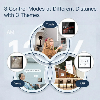 4 Inch Smart Touch Control Panel with Alexa and ZigBee