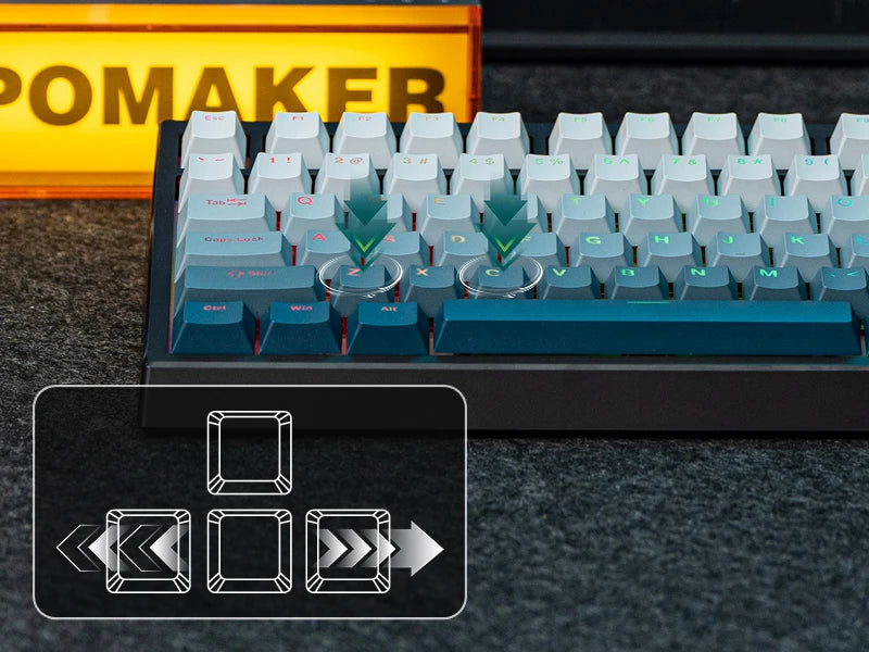75% Hall Effect Mechanical Keyboard 8K Wireless 8000mAh