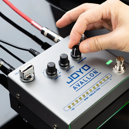 Guitar Compressor Pedal with Ratio Attack Release Controls