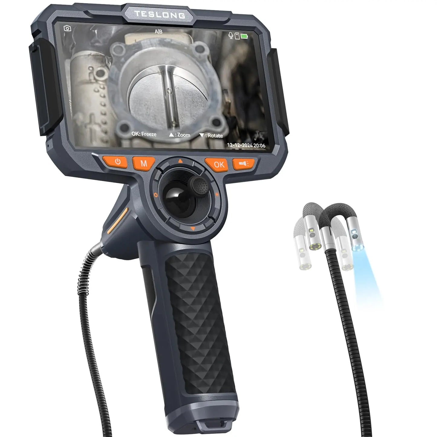 1.5m Dual Lens Inspection Camera with 4-Way Articulation