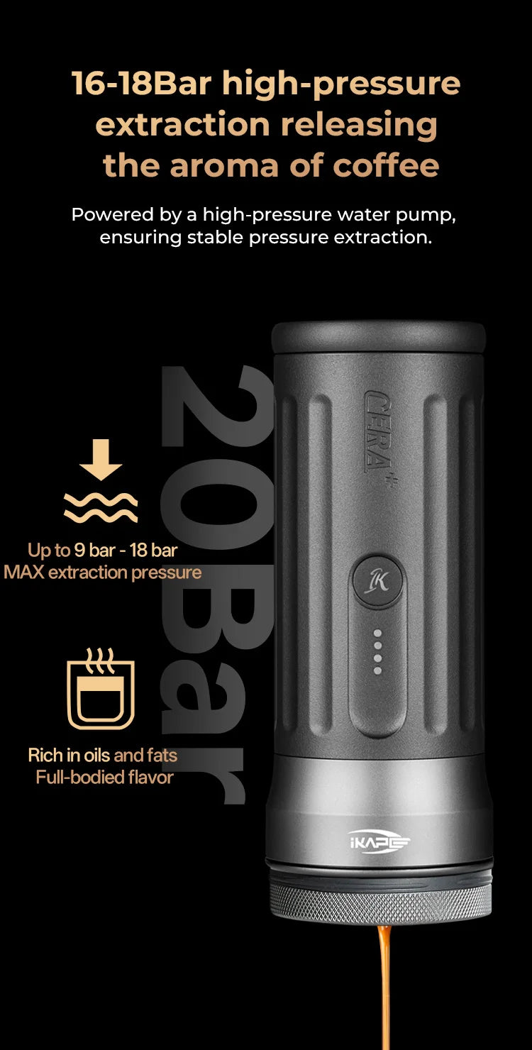 Portable Wireless Electric Espresso Machine 51mm
