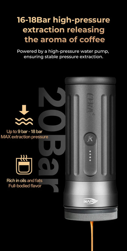 Portable Wireless Electric Espresso Machine 51mm