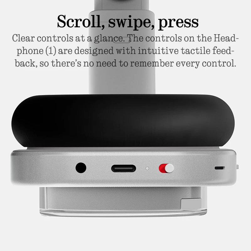 Wireless Noise Cancelling Headphones with 80Hr Battery
