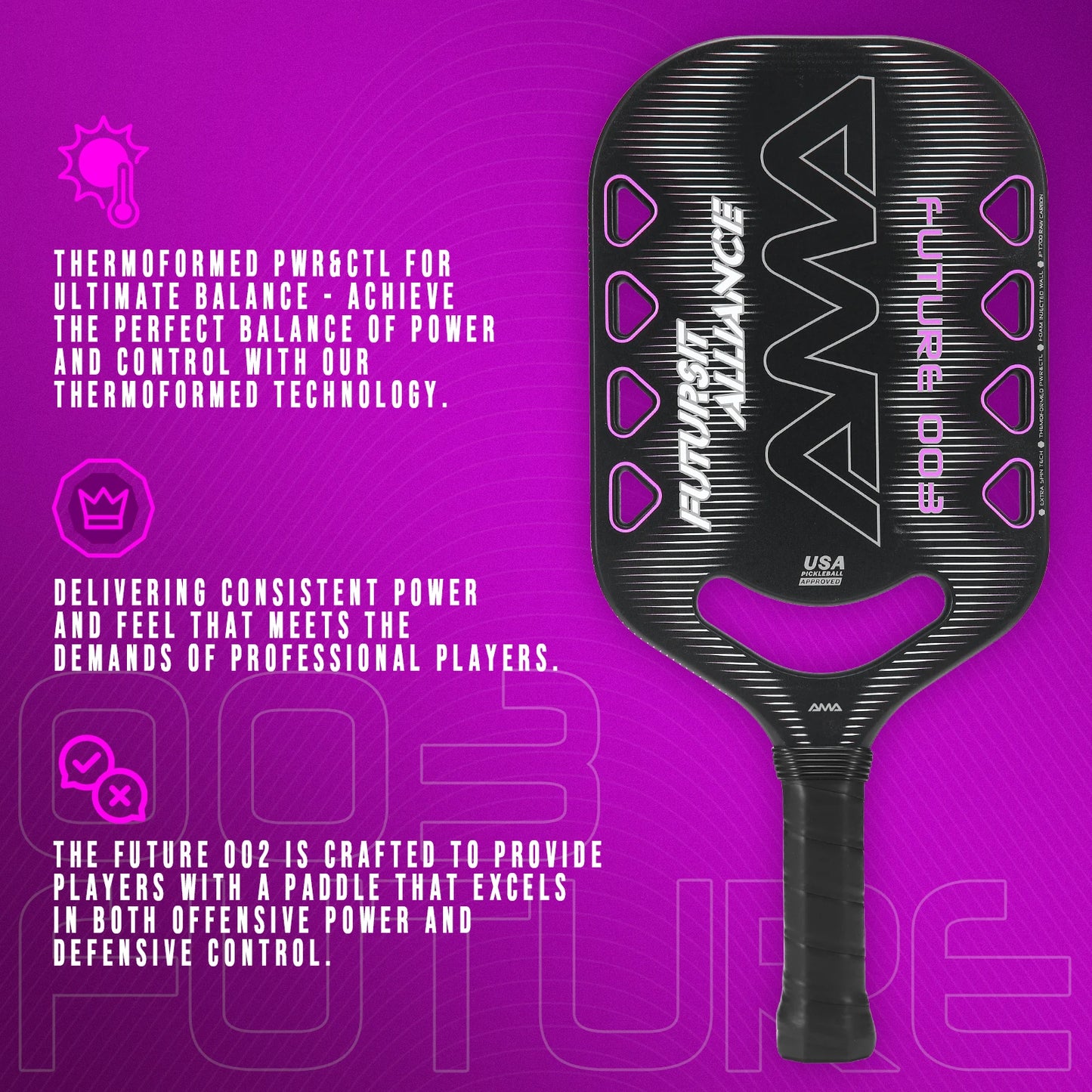 Durable Pickleball Paddle for Control and Power