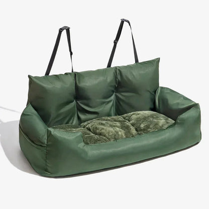 Military Green Pet Car Seat Bed Travel Carrier