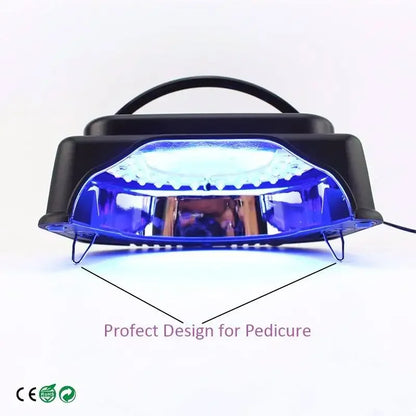 64W Cordless LED UV Nail Lamp with LCD Timer