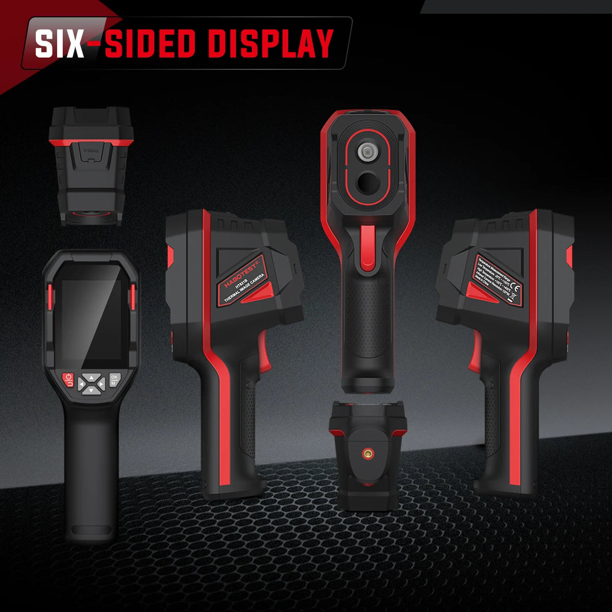 Portable Infrared Thermal Camera with Rechargeable Battery and HD Display