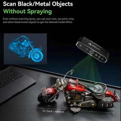 Handheld 3D Scanner 0.02mm Anti-Shake Four-Lens