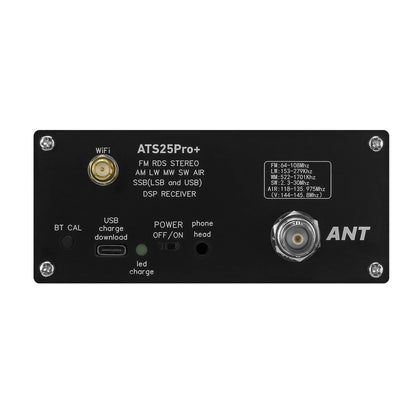 Portable SDR Receiver with Bluetooth WiFi and Aviation Band