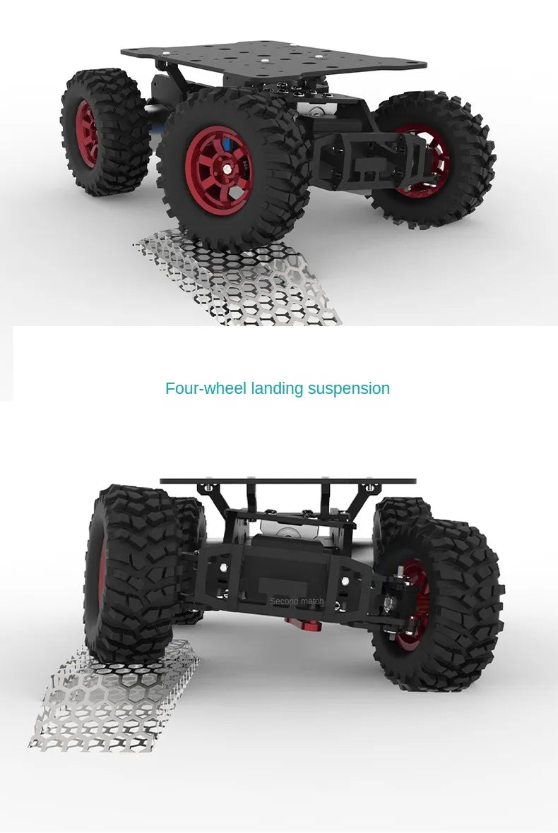RC Robot Car Chassis with Motor ROS Camera Support