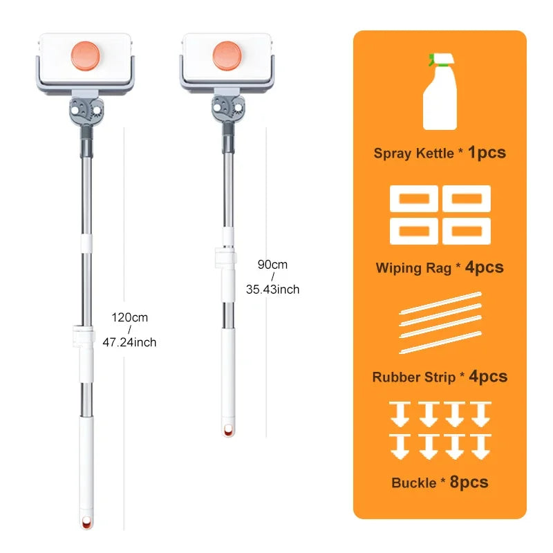 Adjustable Magnetic Glass Brush with Anti-Drop Design 5–26mm
