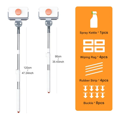 Adjustable Magnetic Glass Brush with Anti-Drop Design 5–26mm