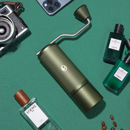Portable Manual Coffee Grinder Adjustable for Espresso and Pour Over
