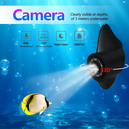 4.3 Inch Underwater Fishing Camera 15m Cable Video Recorder