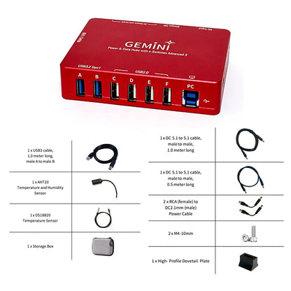USB 3.2 DC Power Hub for Astronomy Telescopes