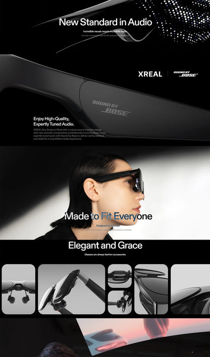 Portable AR Display Glasses 57° FOV Medium
