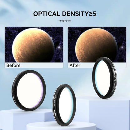 3 Piece 5nm Astronomy Filter Kit H Alpha for Astrophotography