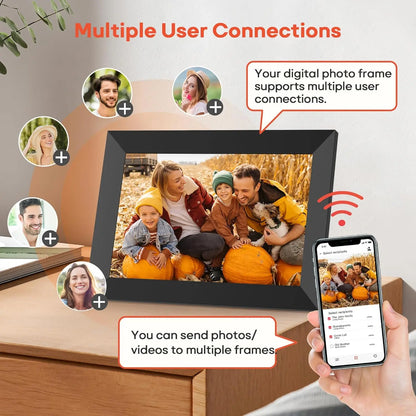 10.1" Smart WiFi Digital Photo Frame 32GB Storage