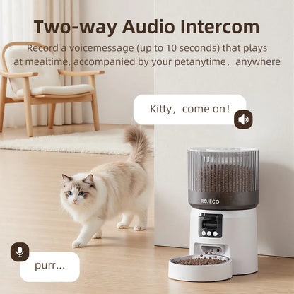 Automatic Cat Feeder with 1080P HD Camera and WiFi