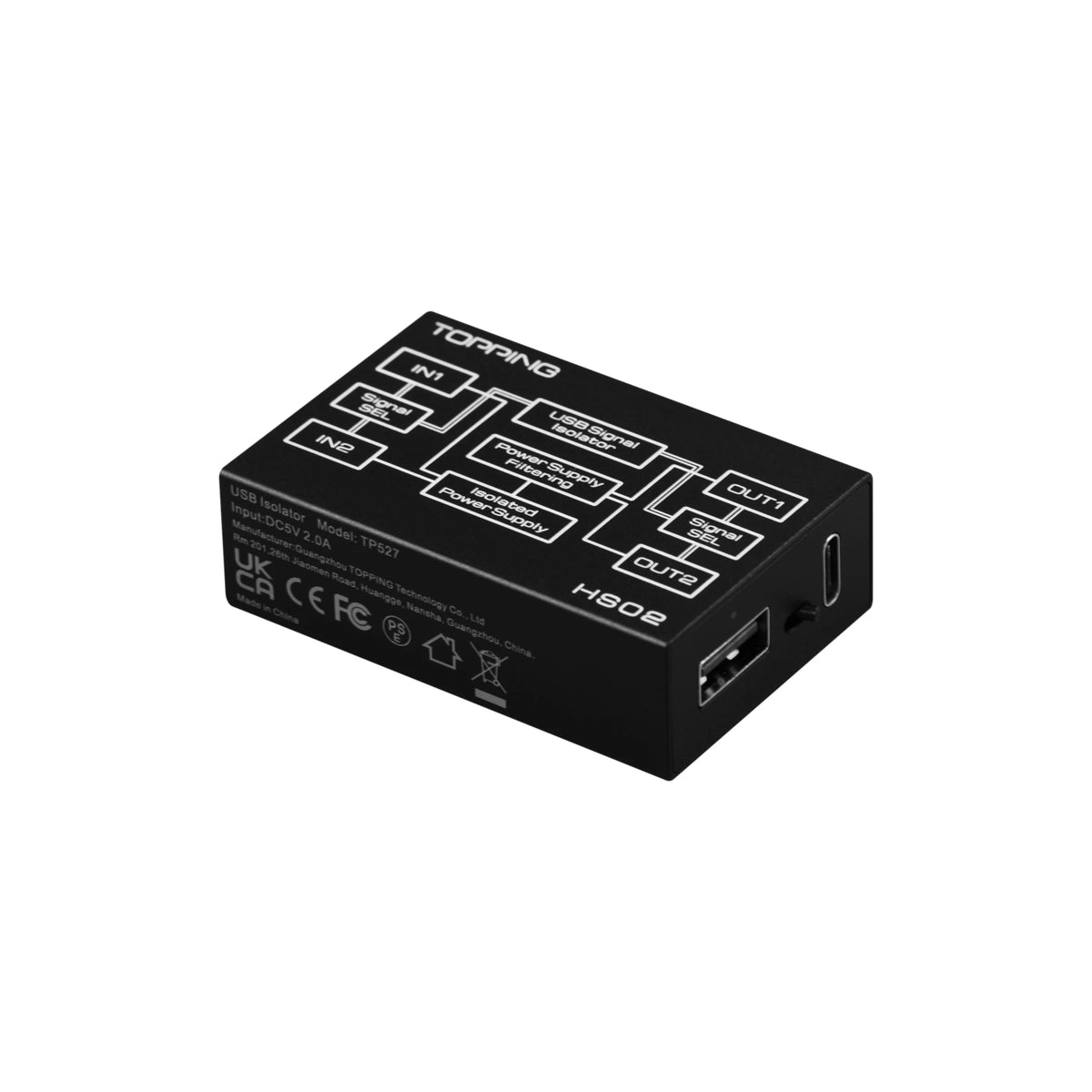 High Performance USB Audio Isolator Ground Loop Noise Eliminator