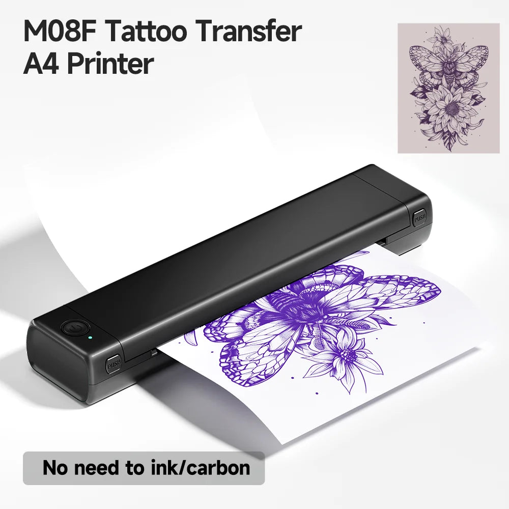 A4 Portable Thermal Printer Bluetooth Wireless Inkless