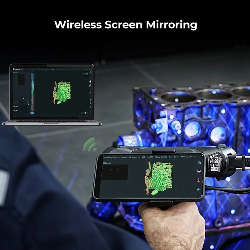 Portable 3D Scan Bridge for Otter Series with WiFi Support