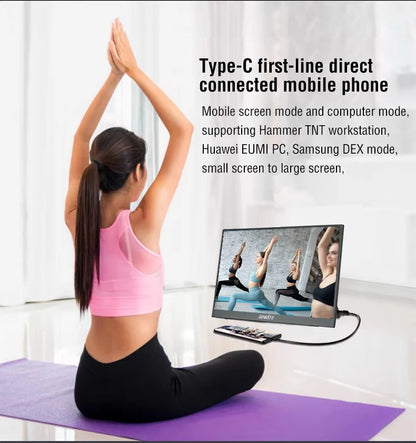 15.6" 1080P HDR Portable Touchscreen Monitor for Gaming