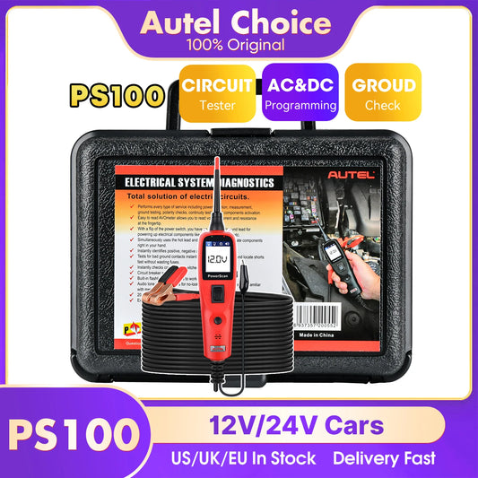 PS100 Black Vehicle OBD2 Scanner Circuit Analyzer