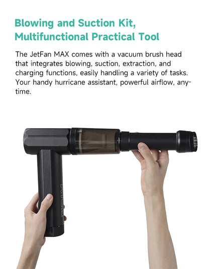 Portable Handheld Turbo Fan with Powerful High-Speed Airflow
