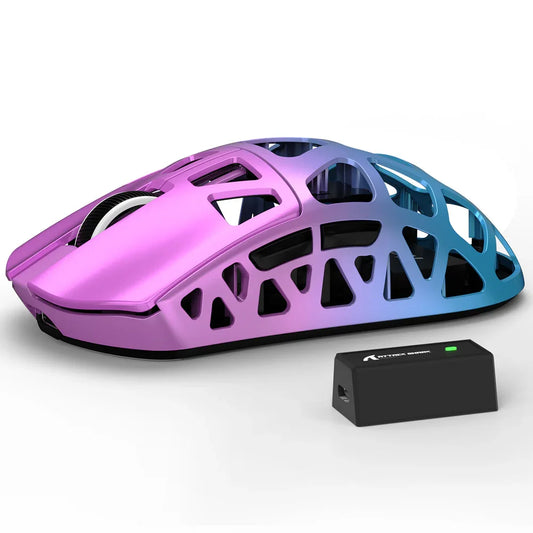 Pro Gaming Mouse Purple 6 DPI Adjustable 8000Hz