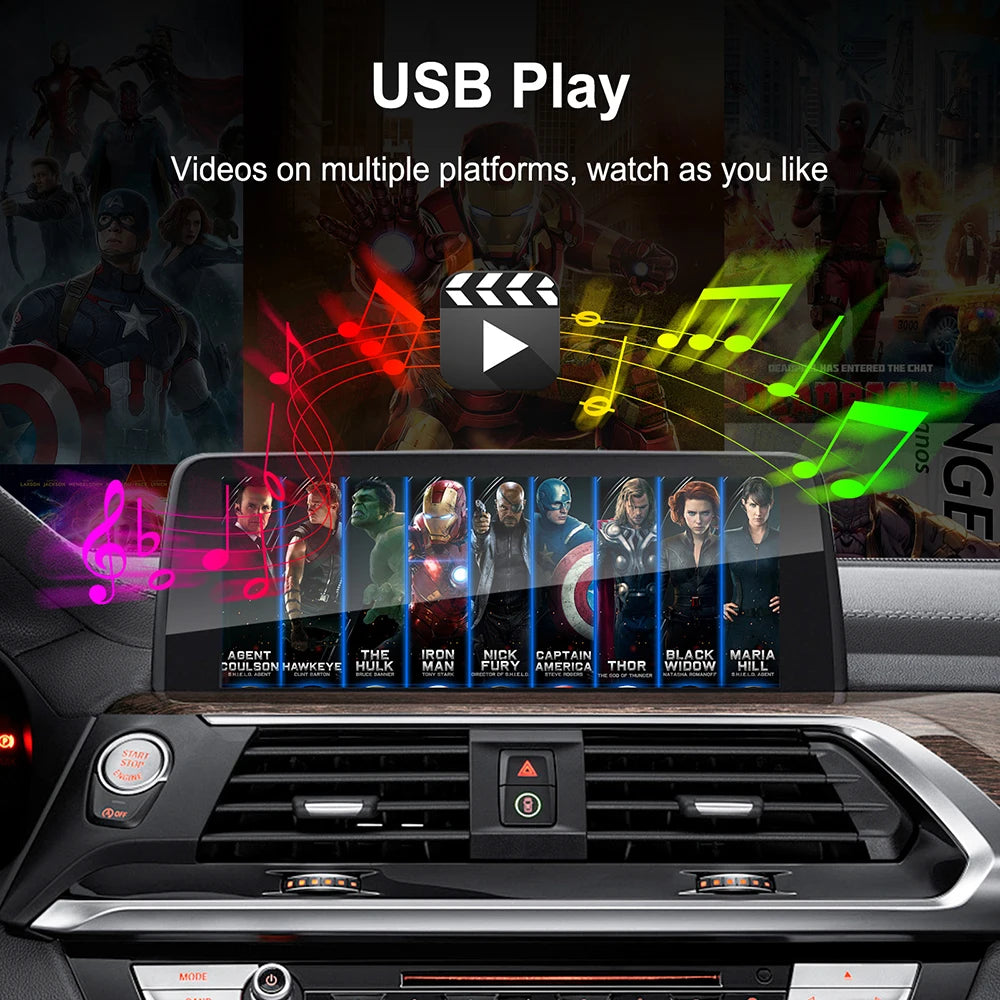 Wireless CarPlay Android Auto Adapter for BMW NBT