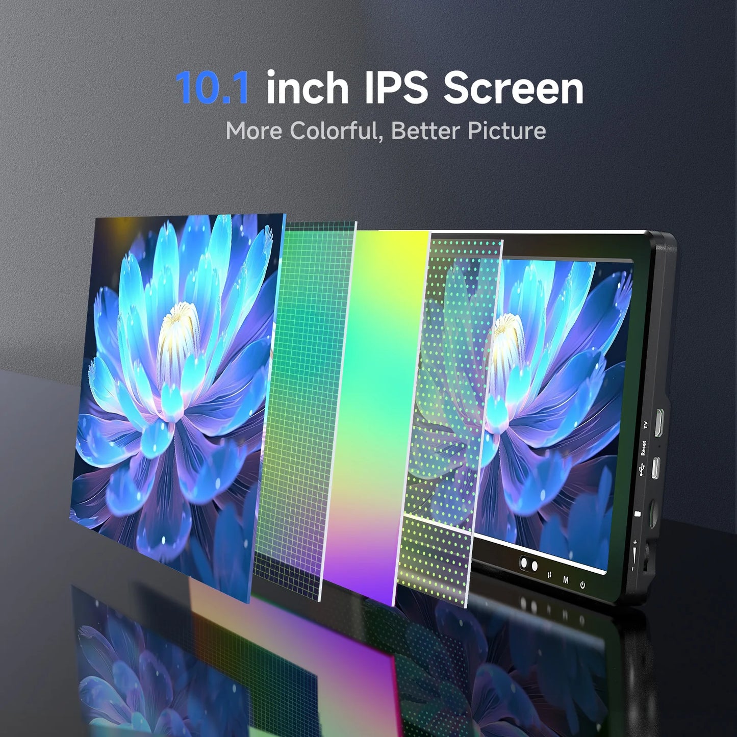 10.1in HDMI Digital Microscope 2000X 20MP Electronics Repair