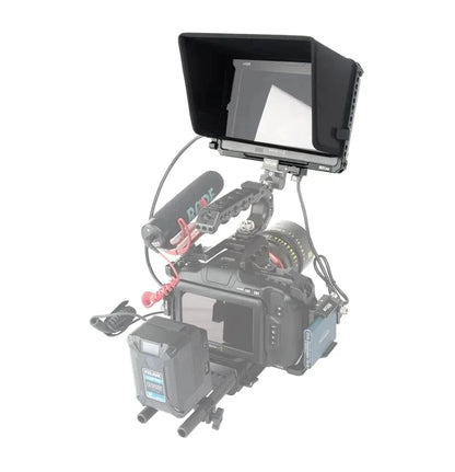 7 Inch Video Assist Monitor Cage with Sunhood Mount
