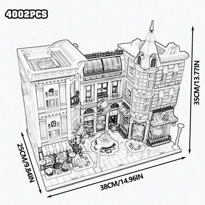 Modular Assembly Square Building Blocks Street View Set
