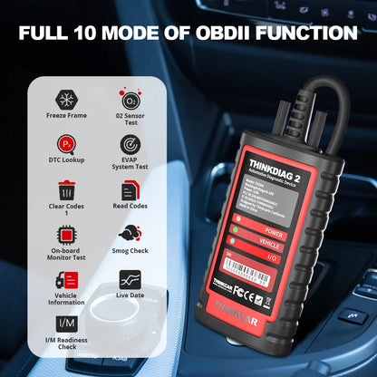 Thinkdiag 2 Bluetooth OBD2 Code Reader with ECU Coding