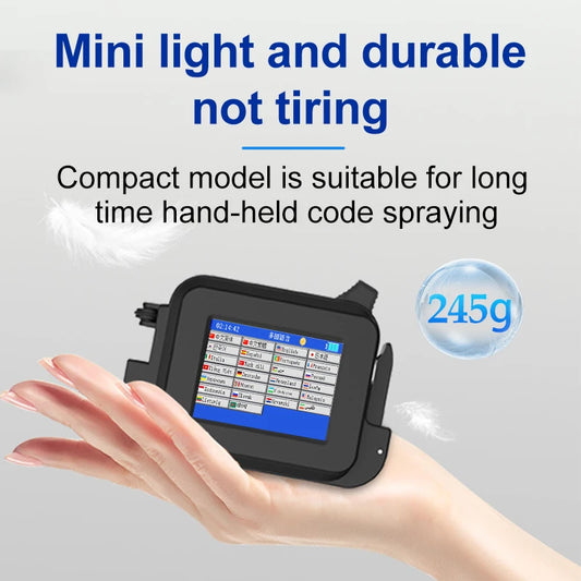Portable Handheld Inkjet Label Printer Single Ink