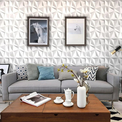 30x30cm 3D White Wall Tiles 12PCS
