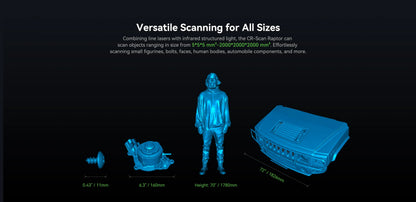 High Precision 3D Printing Scanner with Blue Laser